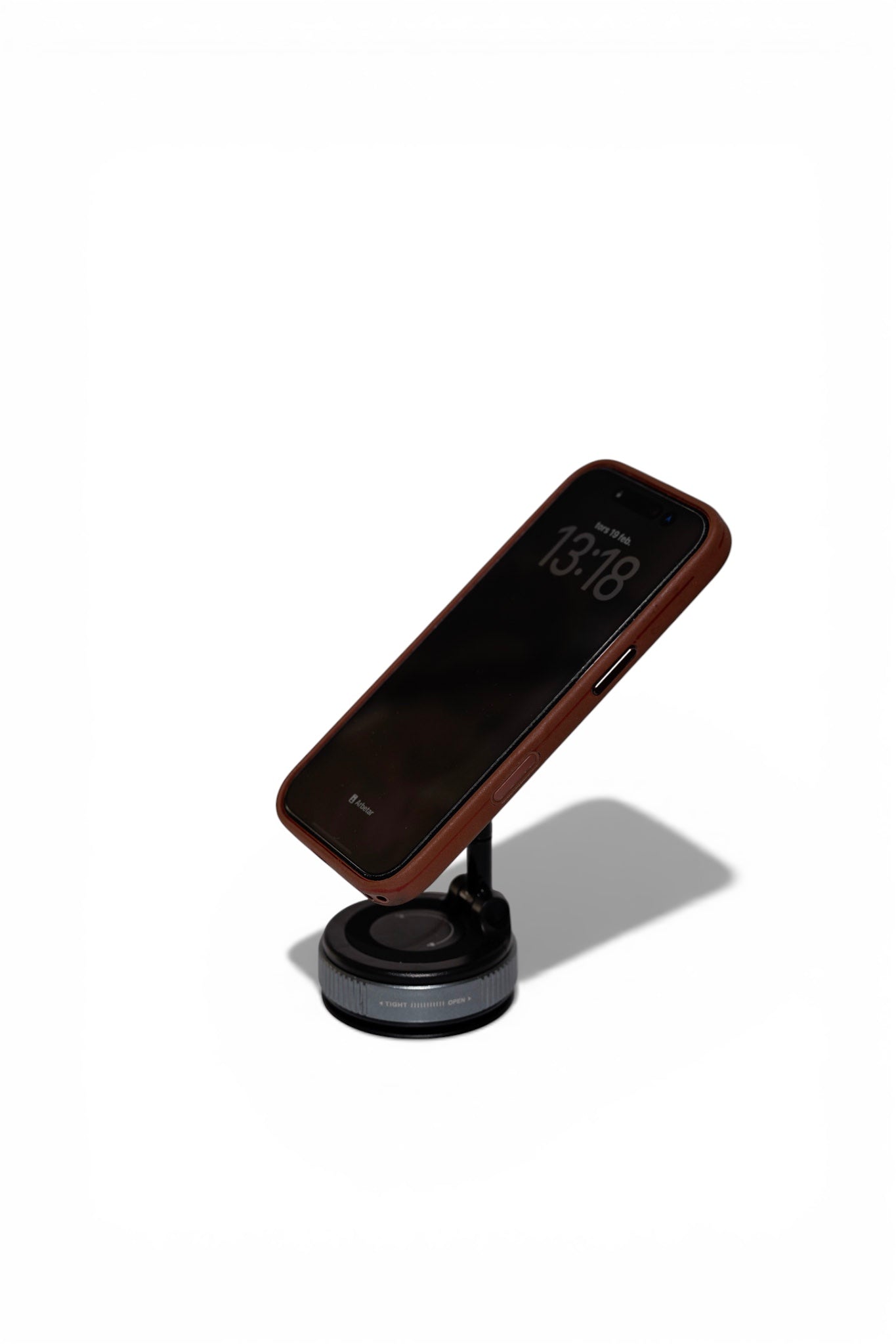 Magnetiskt mobilfäste med starkt vakuumgrepp