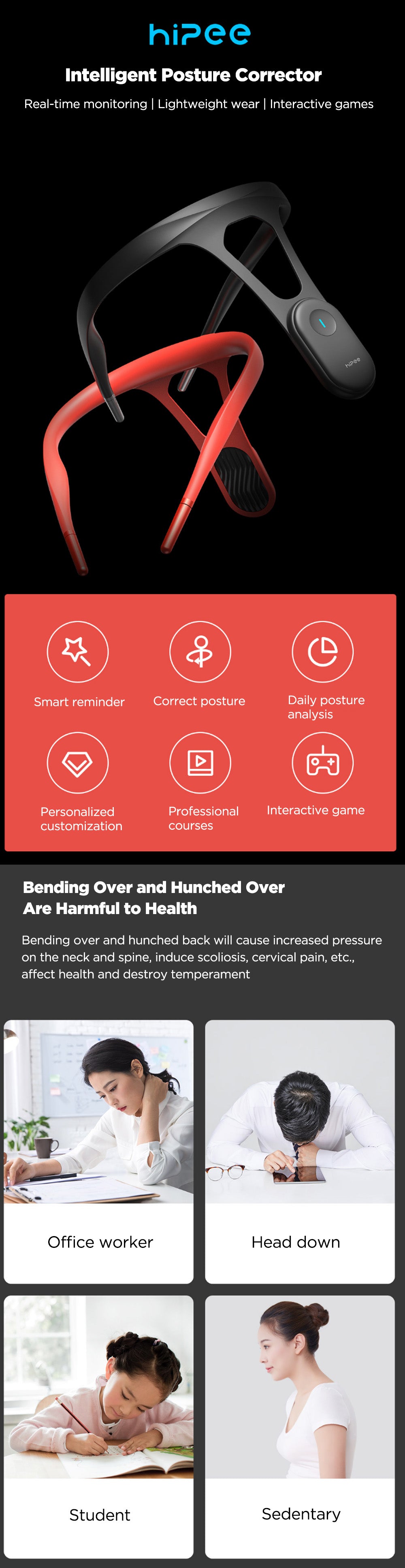 Smart Hållningskorrigerare