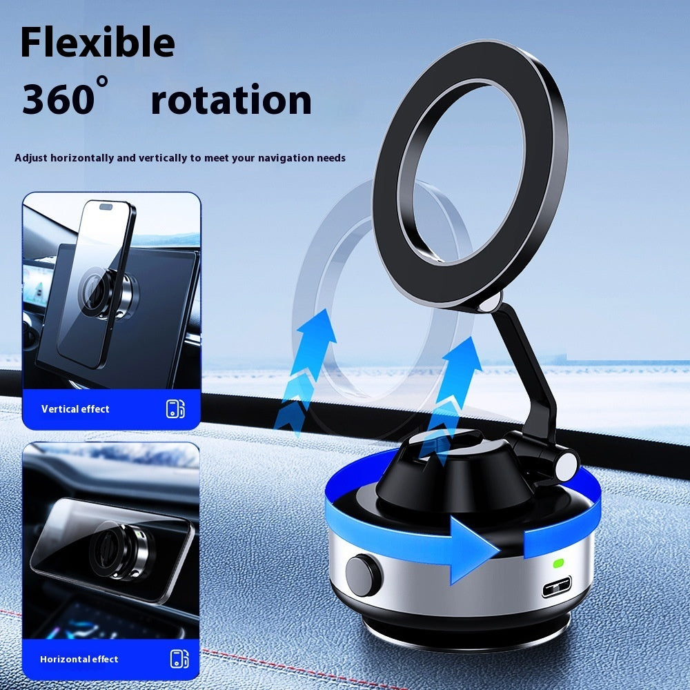 Magnetiskt mobilfäste med sugkopp