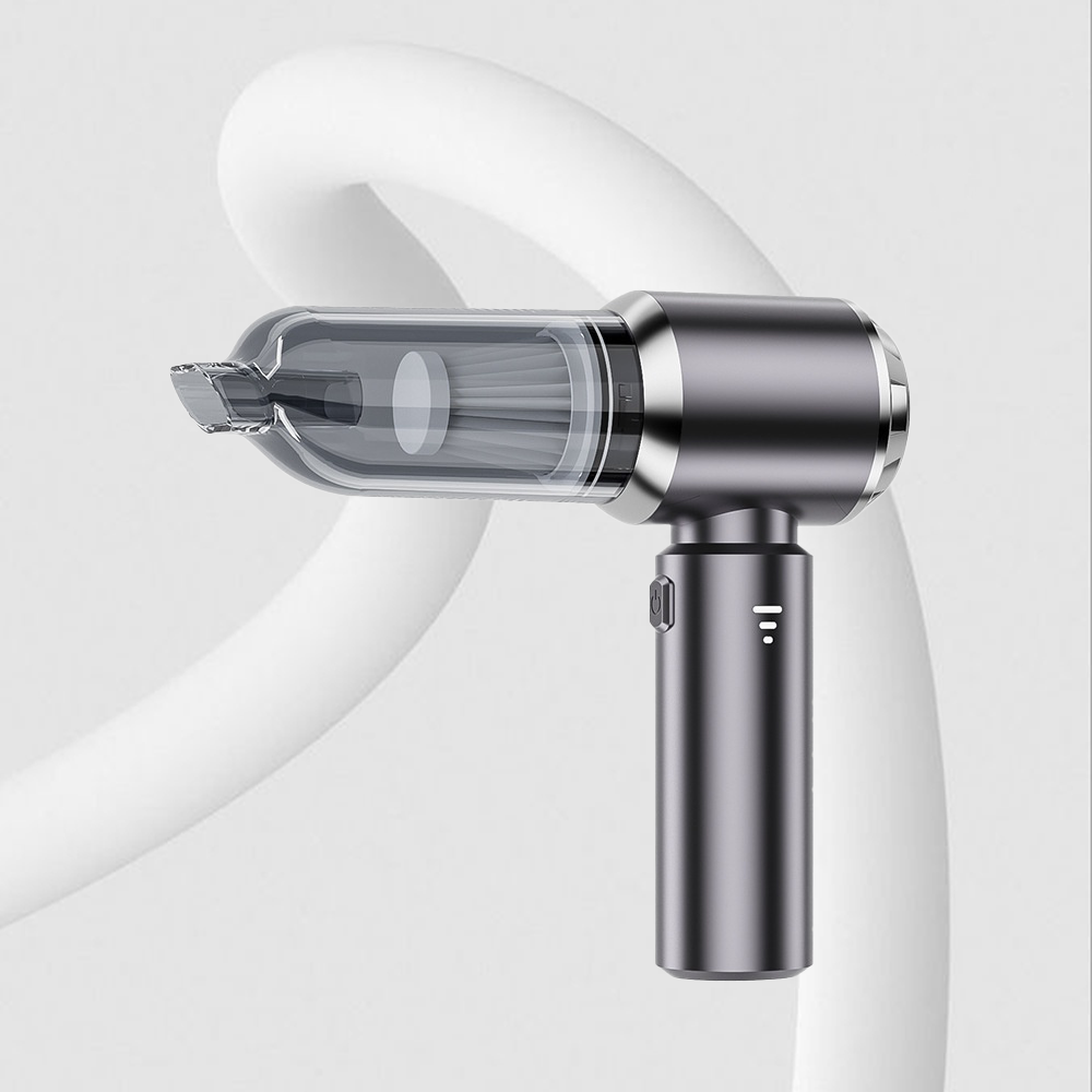 Sladdlös handdammsugare med blås- och sugfunktion