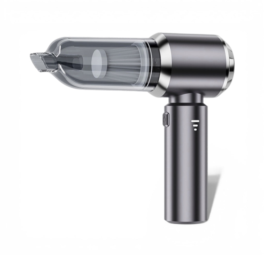 Sladdlös handdammsugare med blås- och sugfunktion