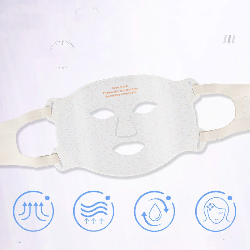 LED-ansiktsmask med flera ljuslägen